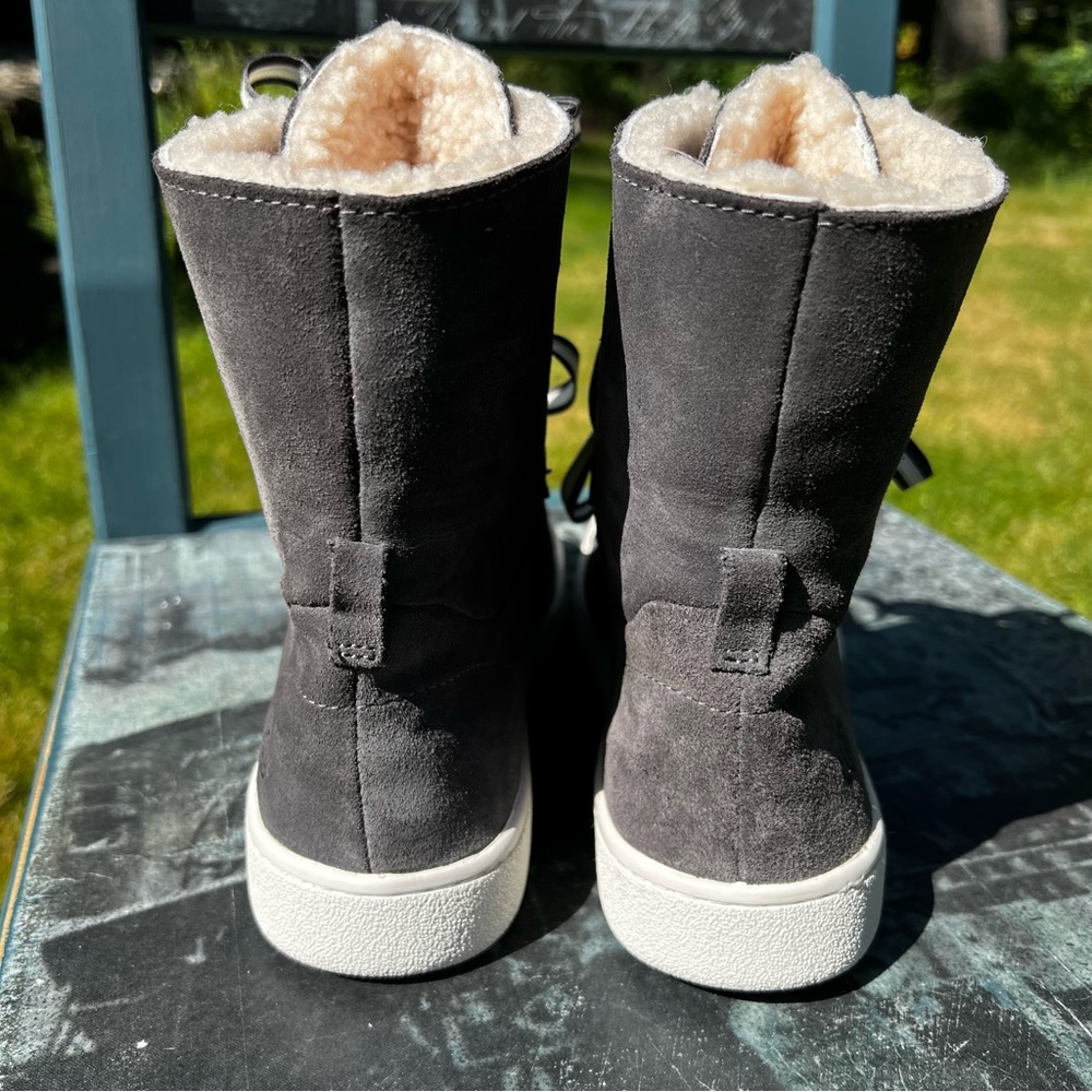 💯UGG STARLYN CHARCOAL SNEAKERS - WOMEN'S - Picture 7 of 15